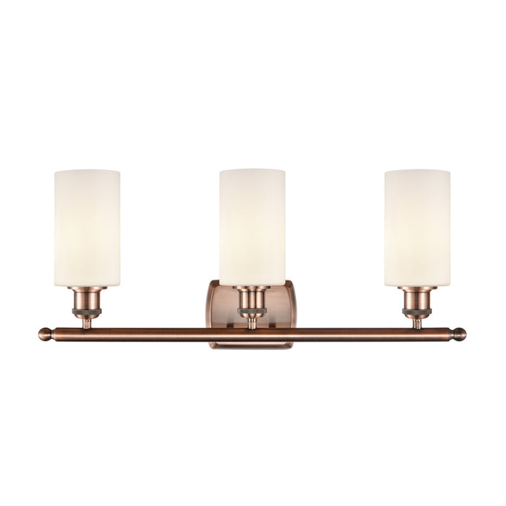 Innovations Ballston 516-3W-AC-G801 Bath Vanity Light 26 in. wide - Antique Copper