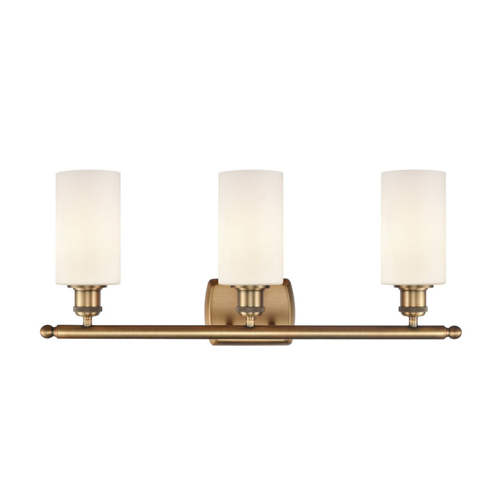 Innovations Ballston 516-3W-BB-G801-LED Bath Vanity Light 26 in. wide - Brushed Brass