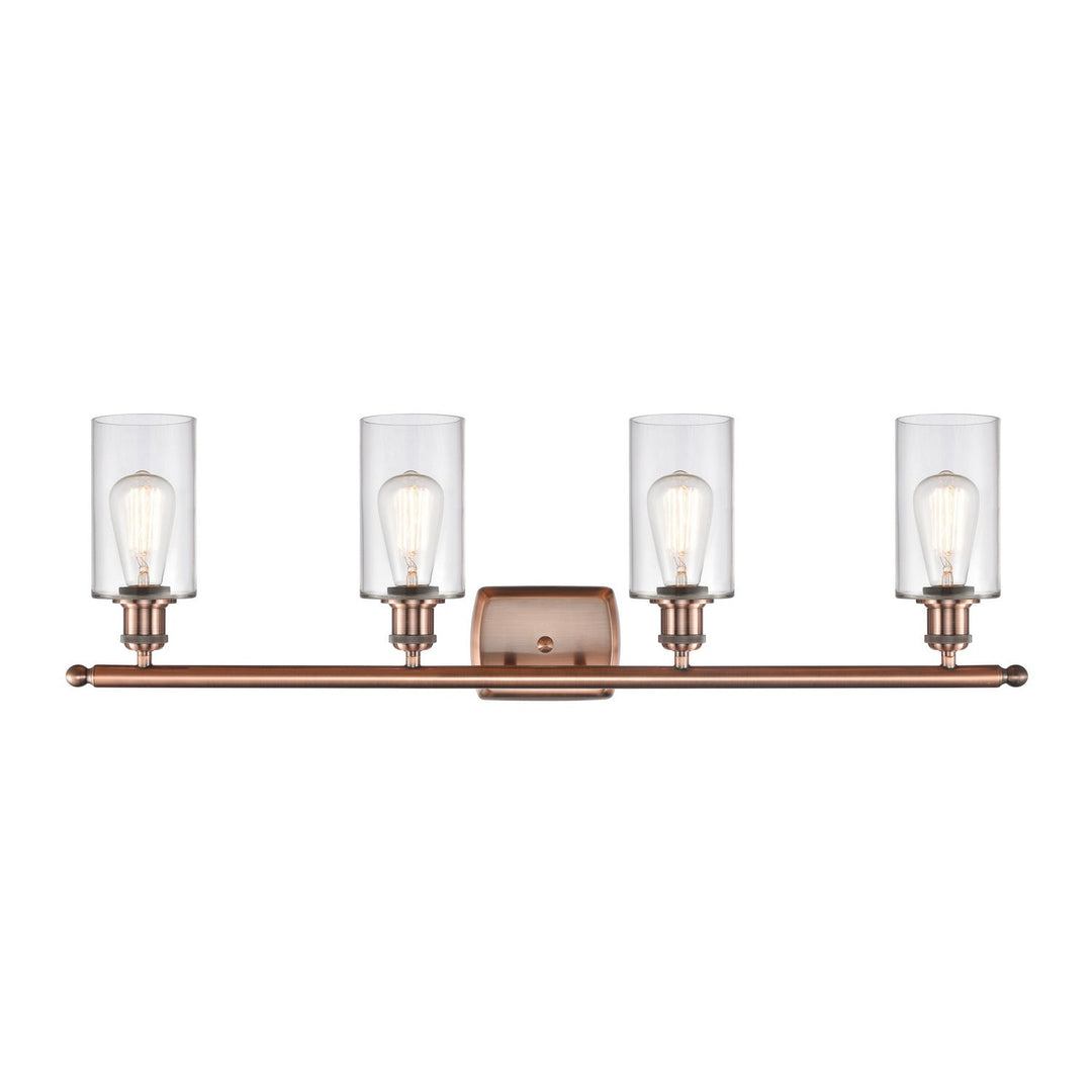 Innovations Ballston 516-4W-AC-G802-LED Bath Vanity Light 36 in. wide - Antique Copper