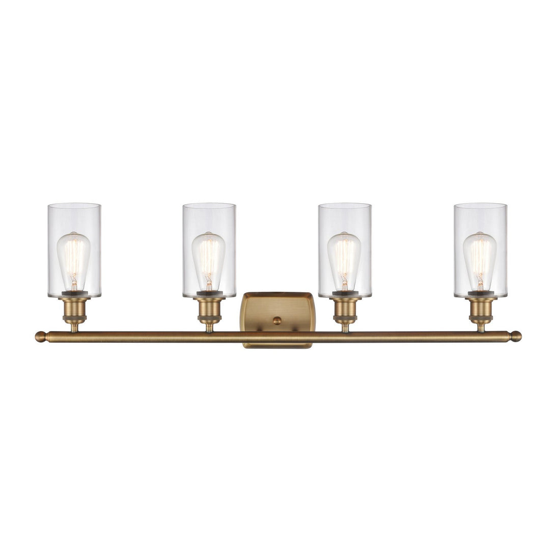 Innovations Ballston 516-4W-BB-G802-LED Bath Vanity Light 36 in. wide - Brushed Brass