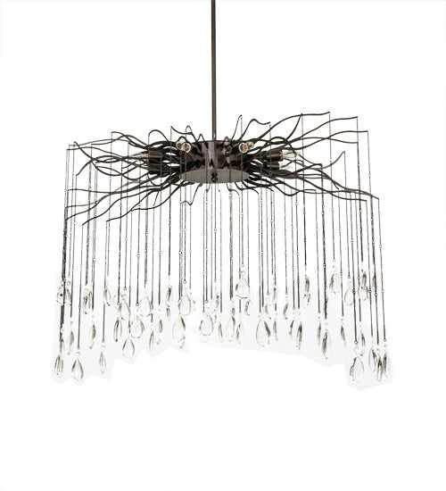 Meyda Tiffany Aranha 224475 Chandelier Light - Bronze,Crystal
