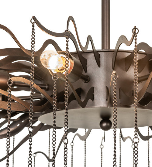 Meyda Tiffany Aranha 224475 Chandelier Light - Bronze,Crystal