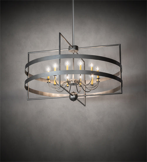 Meyda Tiffany Aldari 225508 Chandelier Light - Nickel