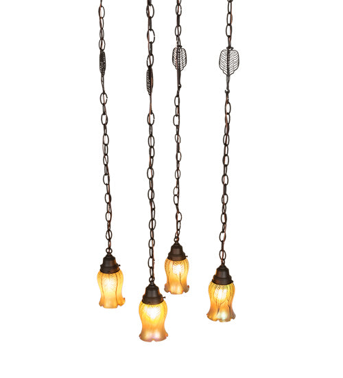 Meyda Tiffany Bungalow 227606 Pendant Light - Craftsman Brown