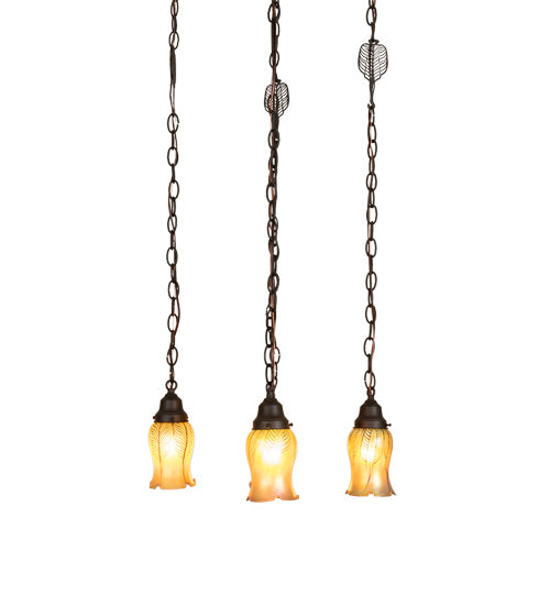 Meyda Tiffany Bungalow 227606 Pendant Light - Craftsman Brown