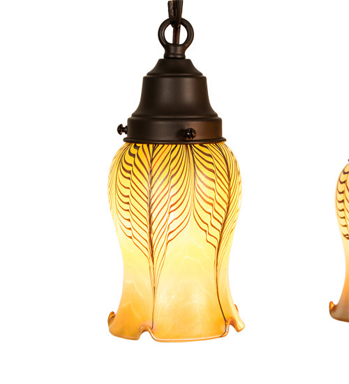 Meyda Tiffany Bungalow 227606 Pendant Light - Craftsman Brown