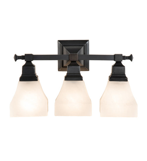 Meyda Tiffany Bungalow 227611 Bath Vanity Light 19 in. wide - Craftsman Brown