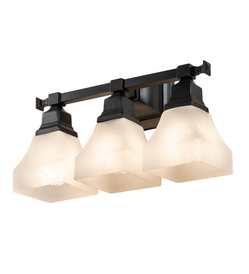 Meyda Tiffany Bungalow 227611 Bath Vanity Light 19 in. wide - Craftsman Brown