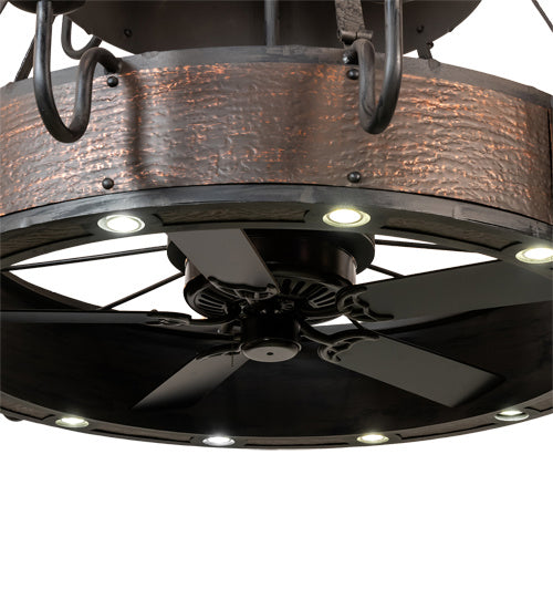 Meyda Tiffany Costello 227743 Ceiling Fan - Copper