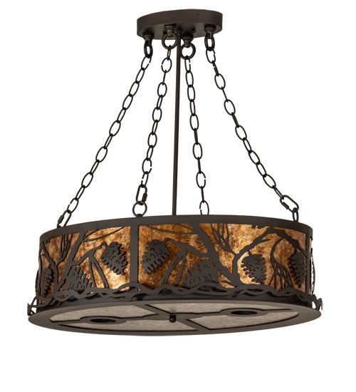 Meyda Tiffany Pinecone 229136 Pendant Light - Oil Rubbed Bronze