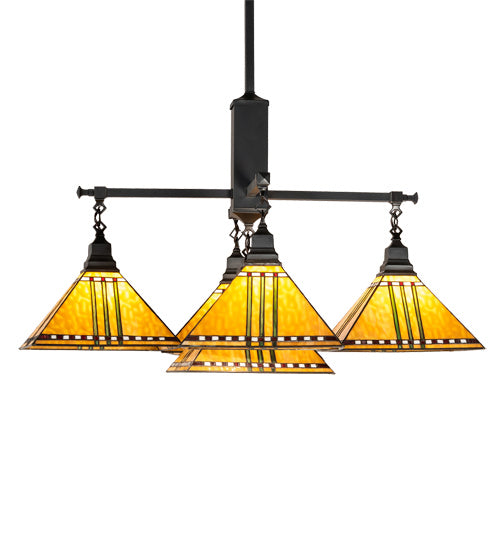 Meyda Tiffany Prairie Corn 231650 Chandelier Light - Craftsman Brown