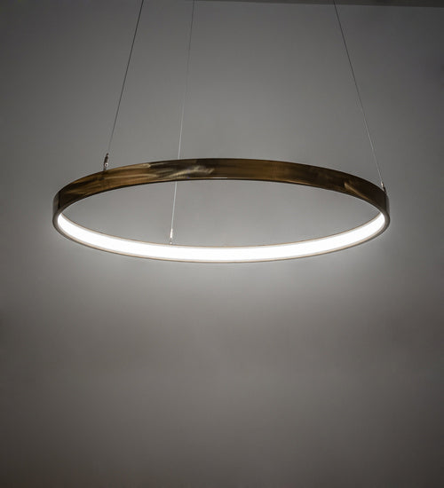 Meyda Tiffany Anillo Halo 231755 Chandelier Light - Brass Tint