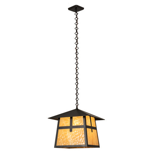 Meyda Tiffany Lighting 92375 Stillwater One Light Pendant Outdoor Bronze / Dark