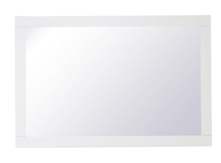 Elegant Lighting VM22436WH  Aqua Mirror White