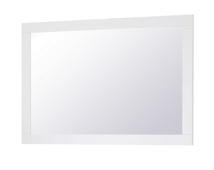 Elegant Lighting VM22436WH  Aqua Mirror White