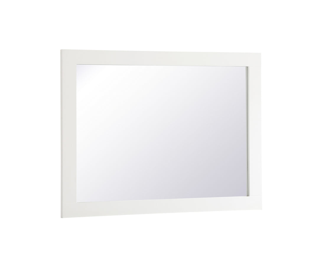 Elegant Lighting VM22736WH  Aqua Mirror White