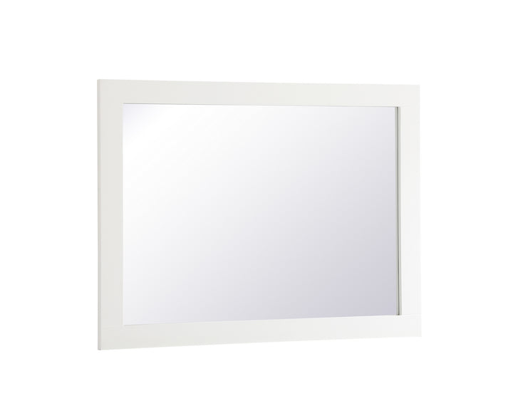 Elegant Lighting VM22736WH  Aqua Mirror White