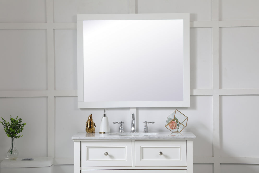 Elegant Lighting VM23036WH  Aqua Mirror White