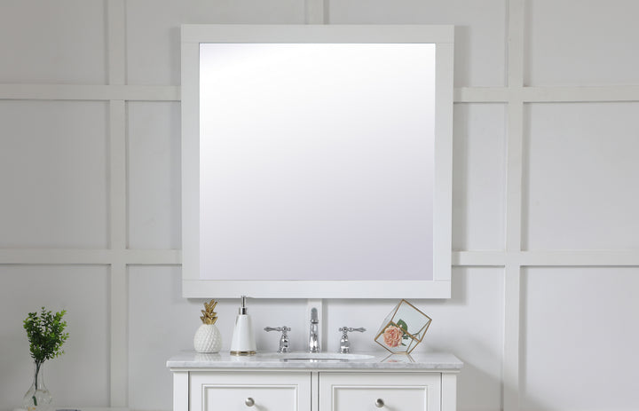 Elegant Lighting VM23636WH  Aqua Mirror White