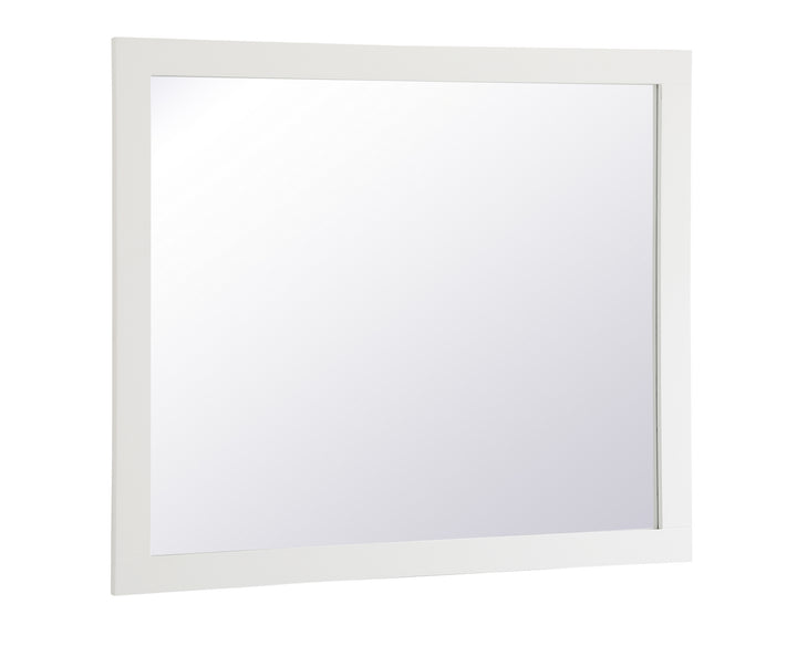 Elegant Lighting VM24236WH  Aqua Mirror White