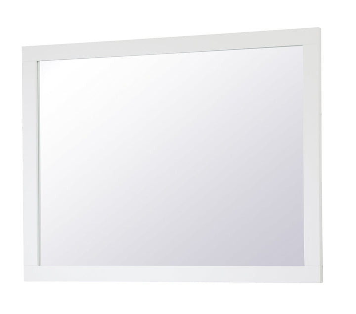 Elegant Lighting VM24836WH  Aqua Mirror White