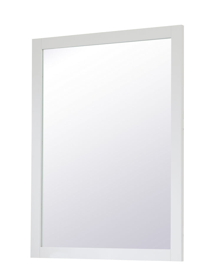 Elegant Lighting VM24836WH  Aqua Mirror White