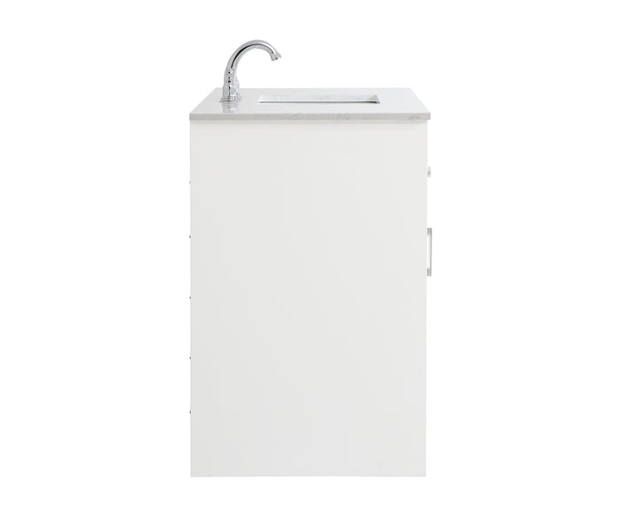 Elegant Lighting VF17048WH  Moore Plumbing White