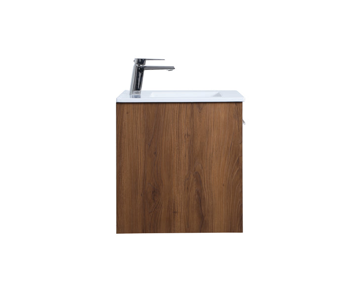 Elegant Lighting VF43024WB Modern Kasper Plumbing Walnut Brown