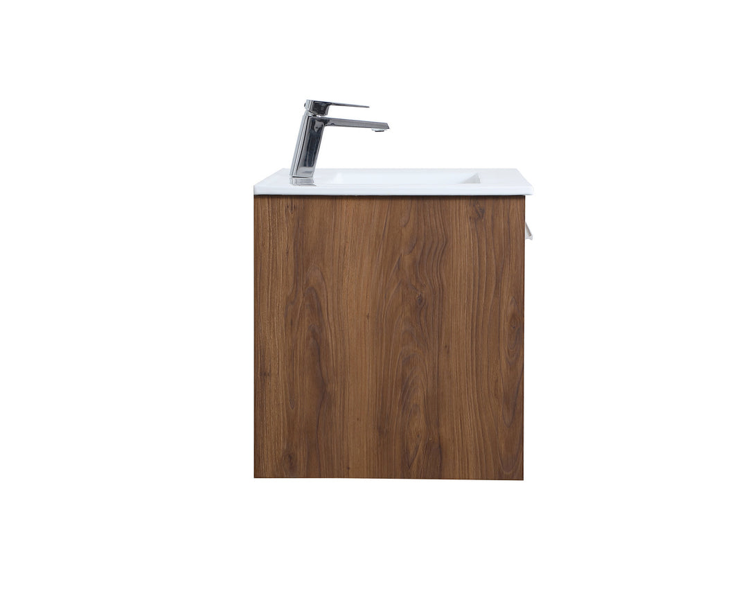 Elegant Lighting VF43030WB Modern Kasper Plumbing Walnut Brown