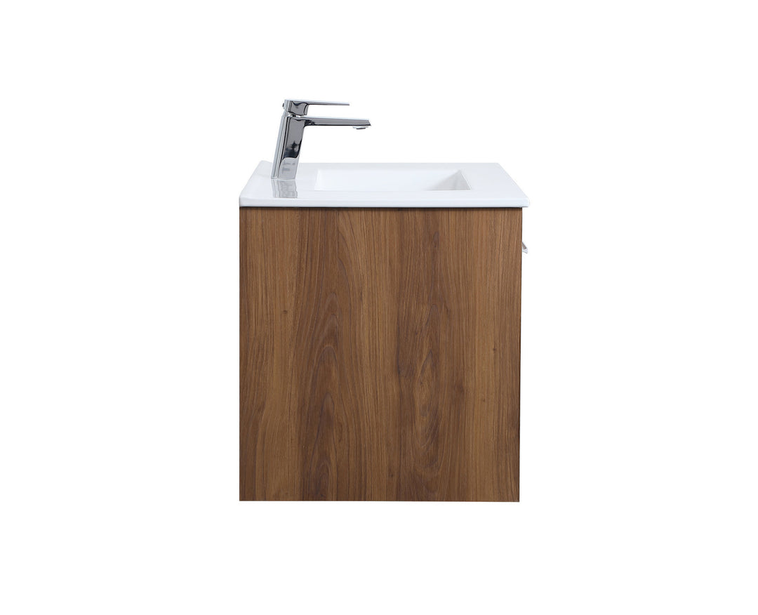 Elegant Lighting VF43036WB Modern Kasper Plumbing Walnut Brown