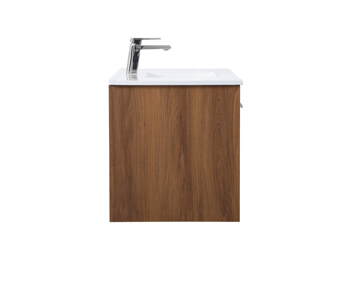 Elegant Lighting VF43040WB Modern Kasper Plumbing Walnut Brown