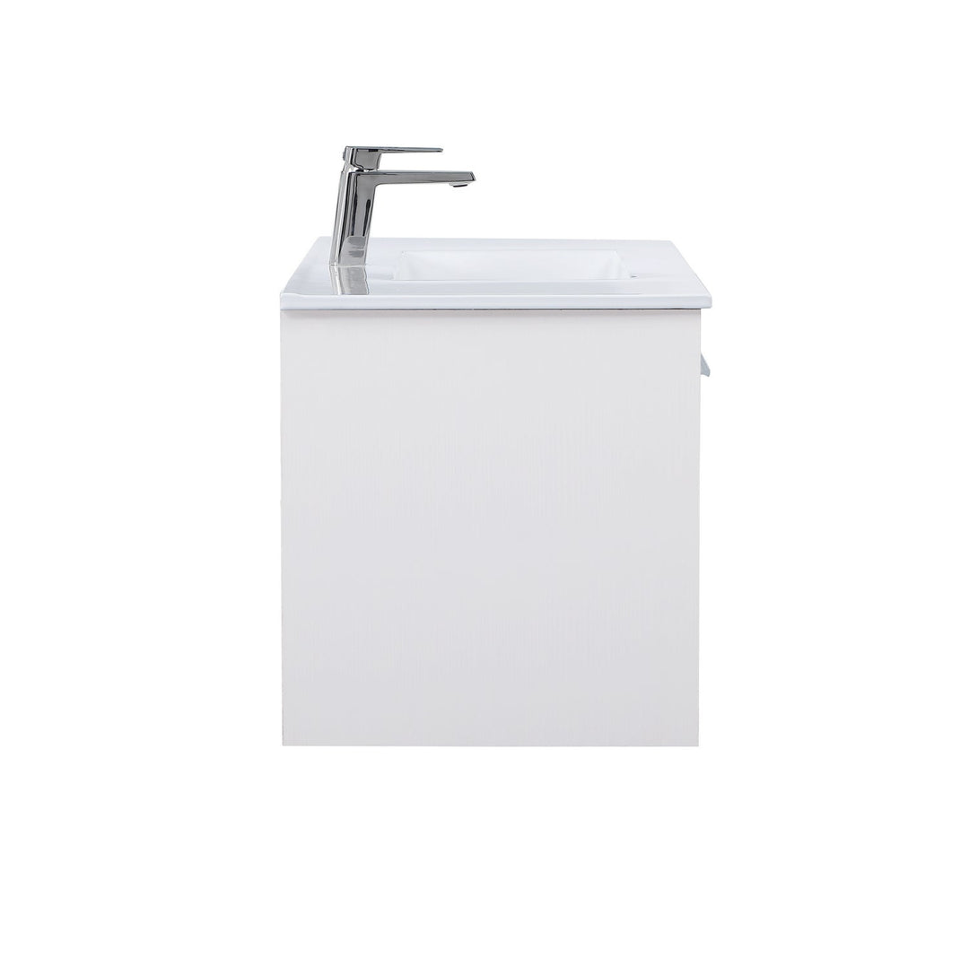 Elegant Lighting VF43040WH Modern Kasper Plumbing White