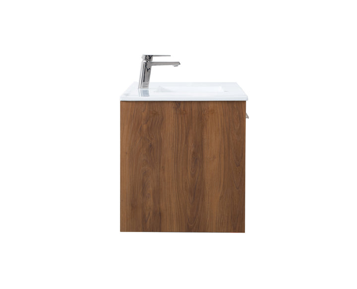 Elegant Lighting VF43048WB Modern Kasper Plumbing Walnut Brown