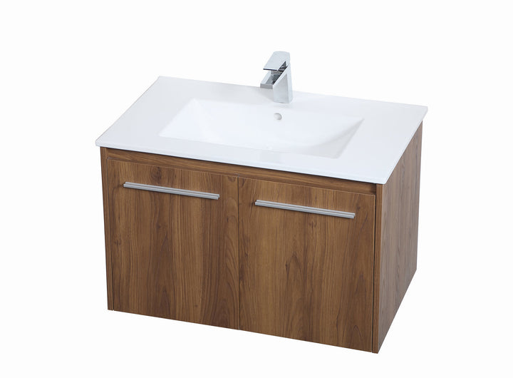 Elegant Lighting VF44030WB Modern Rasina Plumbing Walnut Brown