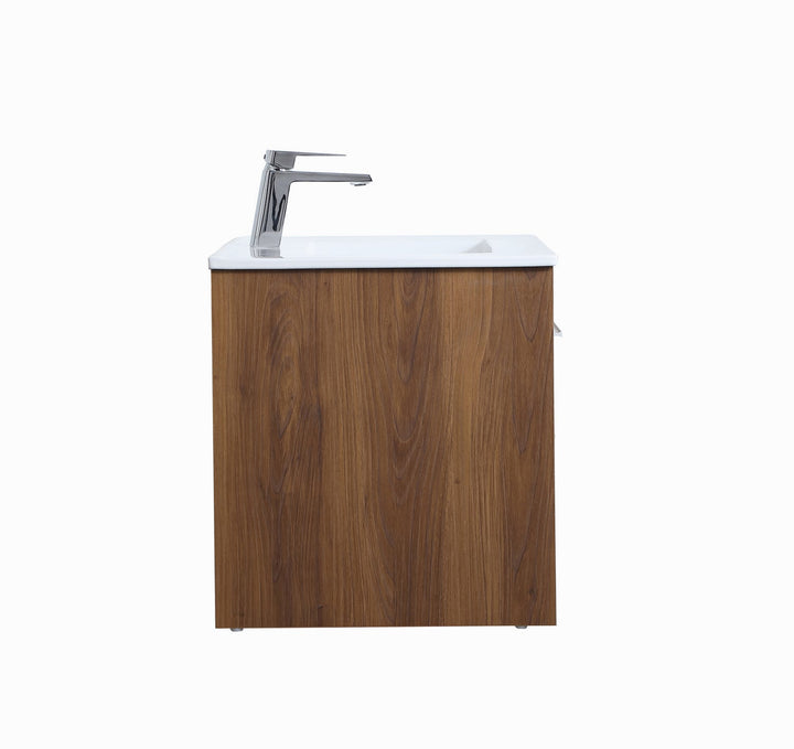 Elegant Lighting VF44030WB Modern Rasina Plumbing Walnut Brown