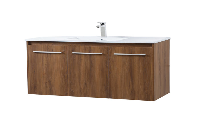 Elegant Lighting VF44048WB Modern Rasina Plumbing Walnut Brown