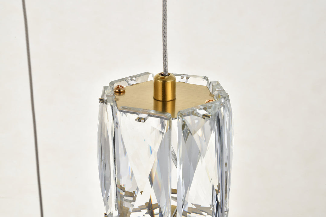 Elegant Polaris 3500D3RG Pendant Light - Gold