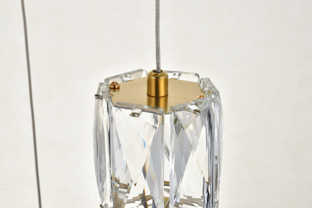 Elegant Polaris 3500D24G Pendant Light - Gold