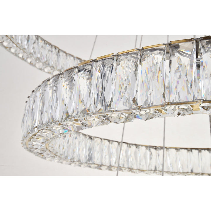 Elegant Monroe 3503G34G Chandelier Light - Gold