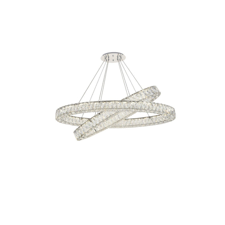 Elegant Monroe 3503D48C Chandelier Light - Chrome