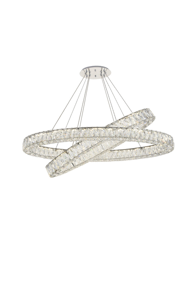 Elegant Monroe 3503D48C Chandelier Light - Chrome