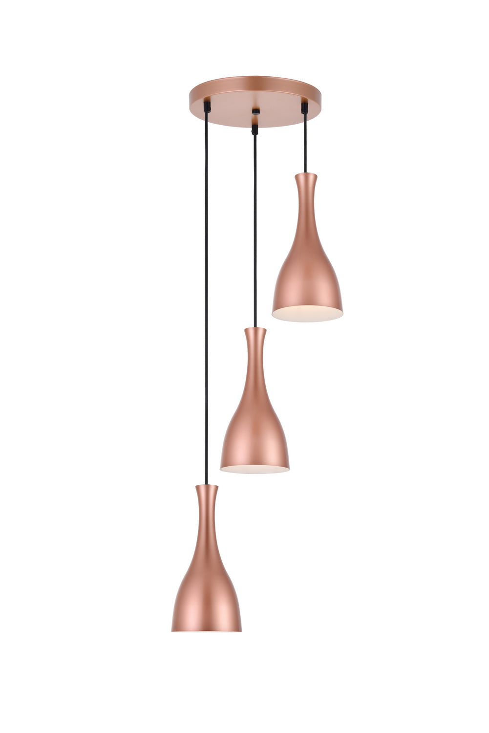 Elegant Aiken LD2408HG Pendant Light - Honey Gold