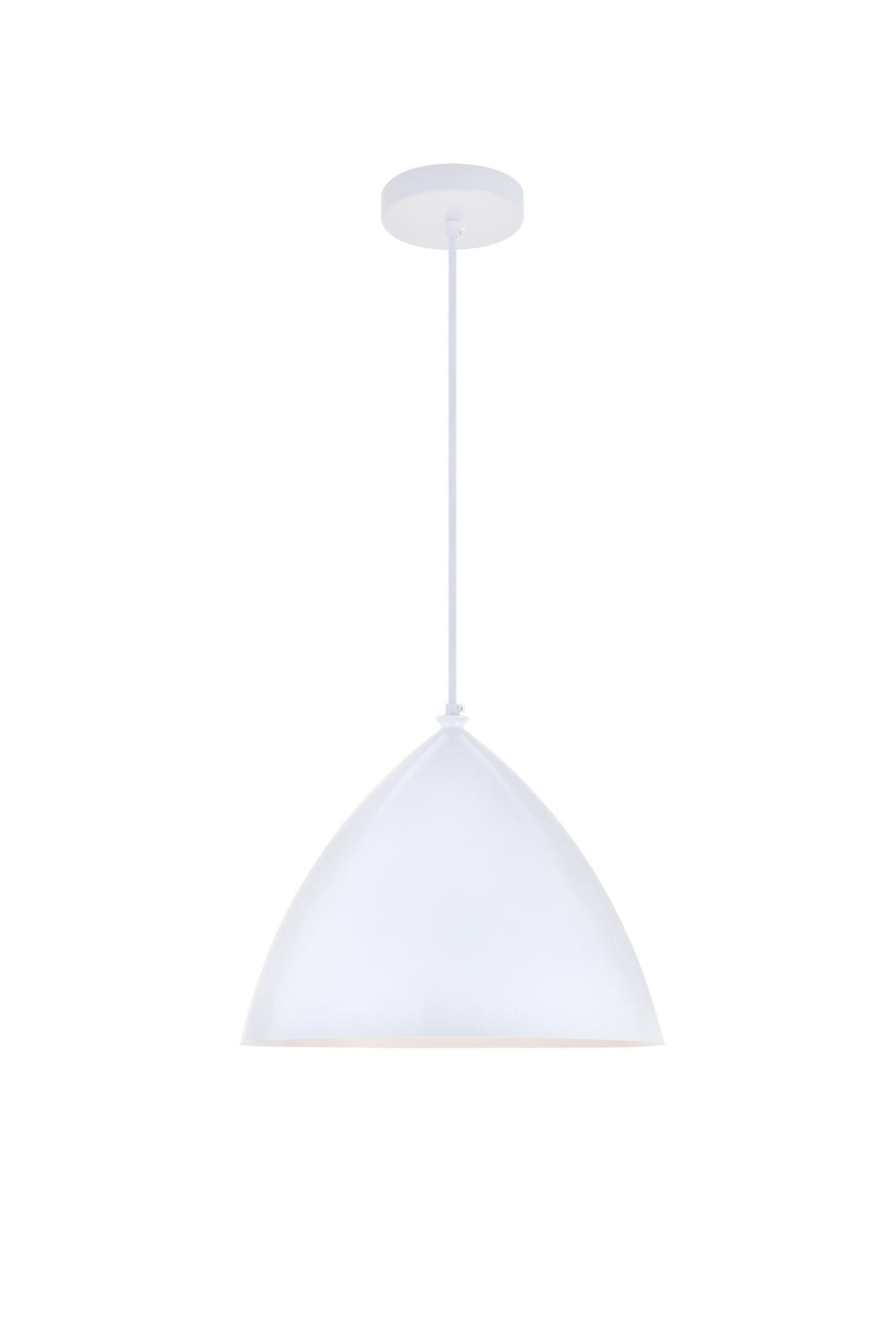 Elegant Kenneth LD2410WH Pendant Light - White