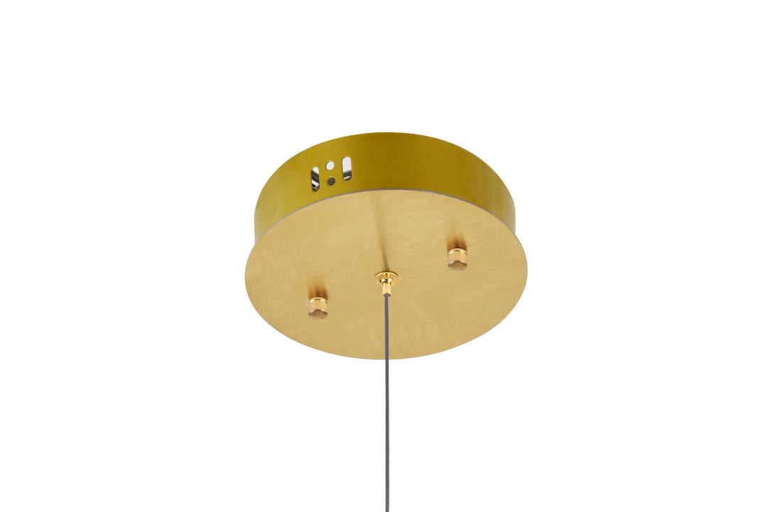 Elegant Polaris 3500D1G Pendant Light - Gold