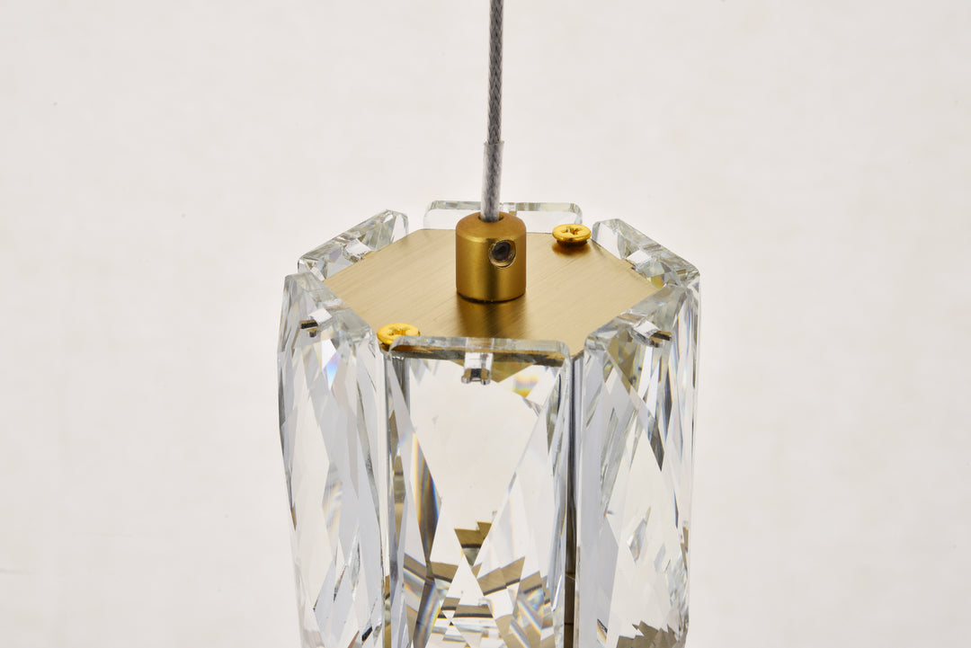 Elegant Polaris 3500D1G Pendant Light - Gold