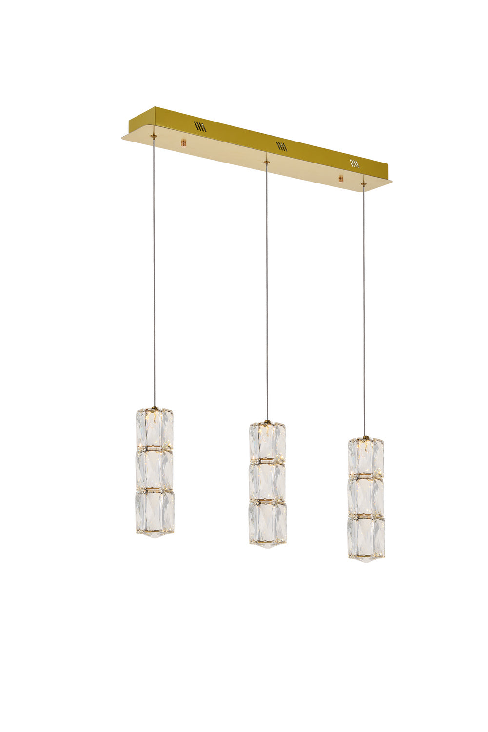 Elegant Polaris 3500D3G Pendant Light - Gold