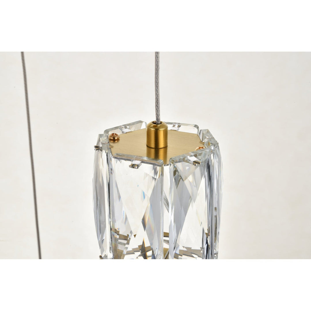 Elegant Polaris 3500D5G Pendant Light - Gold