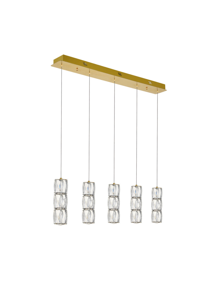 Elegant Polaris 3500D5G Pendant Light - Gold