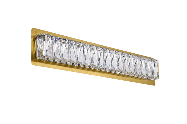 Elegant Monroe 3502W24G Bath Vanity Light 3 in. wide - Gold