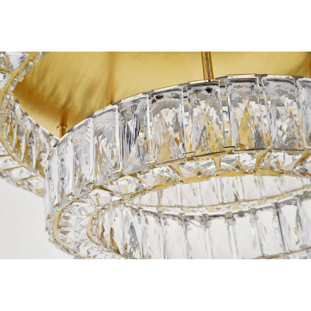 Elegant Monroe 3503F26L2G Ceiling Light - Gold